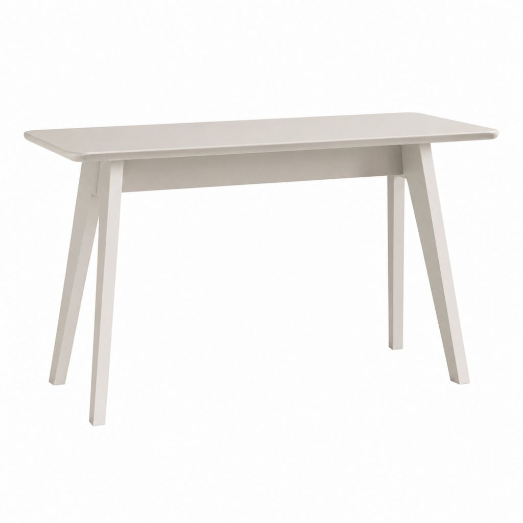 Konsolentisch Weiß aus MDF mit rechteckiger Tischplatte 120 x 60 x 75 cm